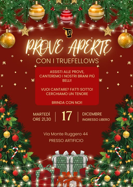 Prove Aperte con i TrueFellows